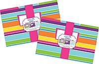 Barker Creek Legal Size Designer File Folders, Happy, Multicolor, Replace Bland and Boring with Bright and Beautiful Legal File Folders, Tabs are 1/3 Cut, 18 Folders in Pkg, 6 Each of 3 Designs (3907)