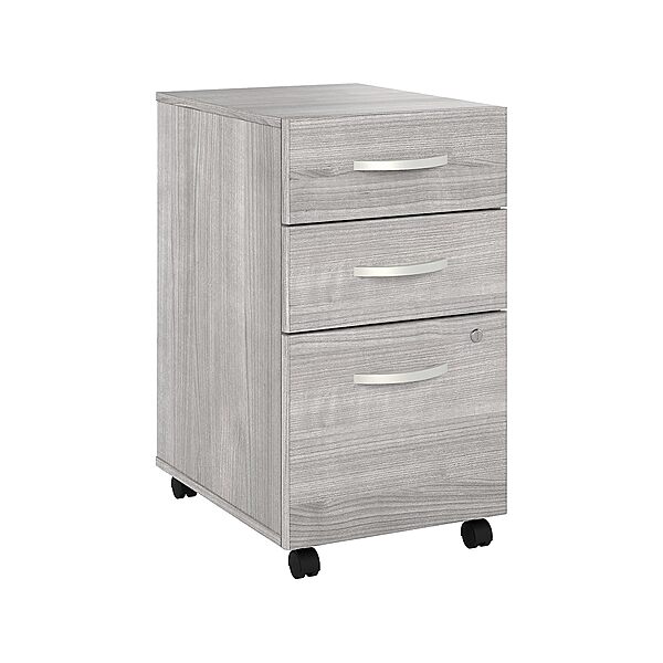 Bush Business Furniture Hybrid 3 Drawer Mobile File Cabinet