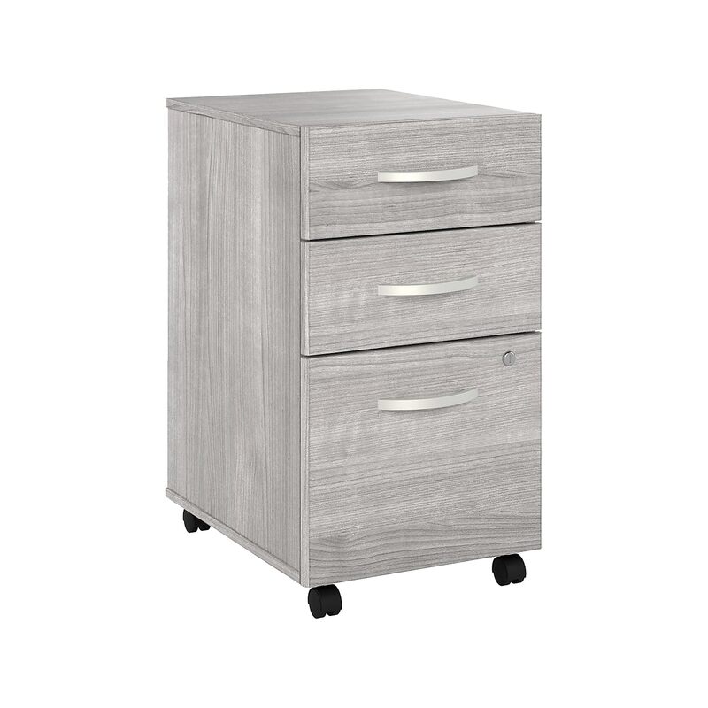 Bush Business Furniture Hybrid 3 Drawer Mobile File Cabinet