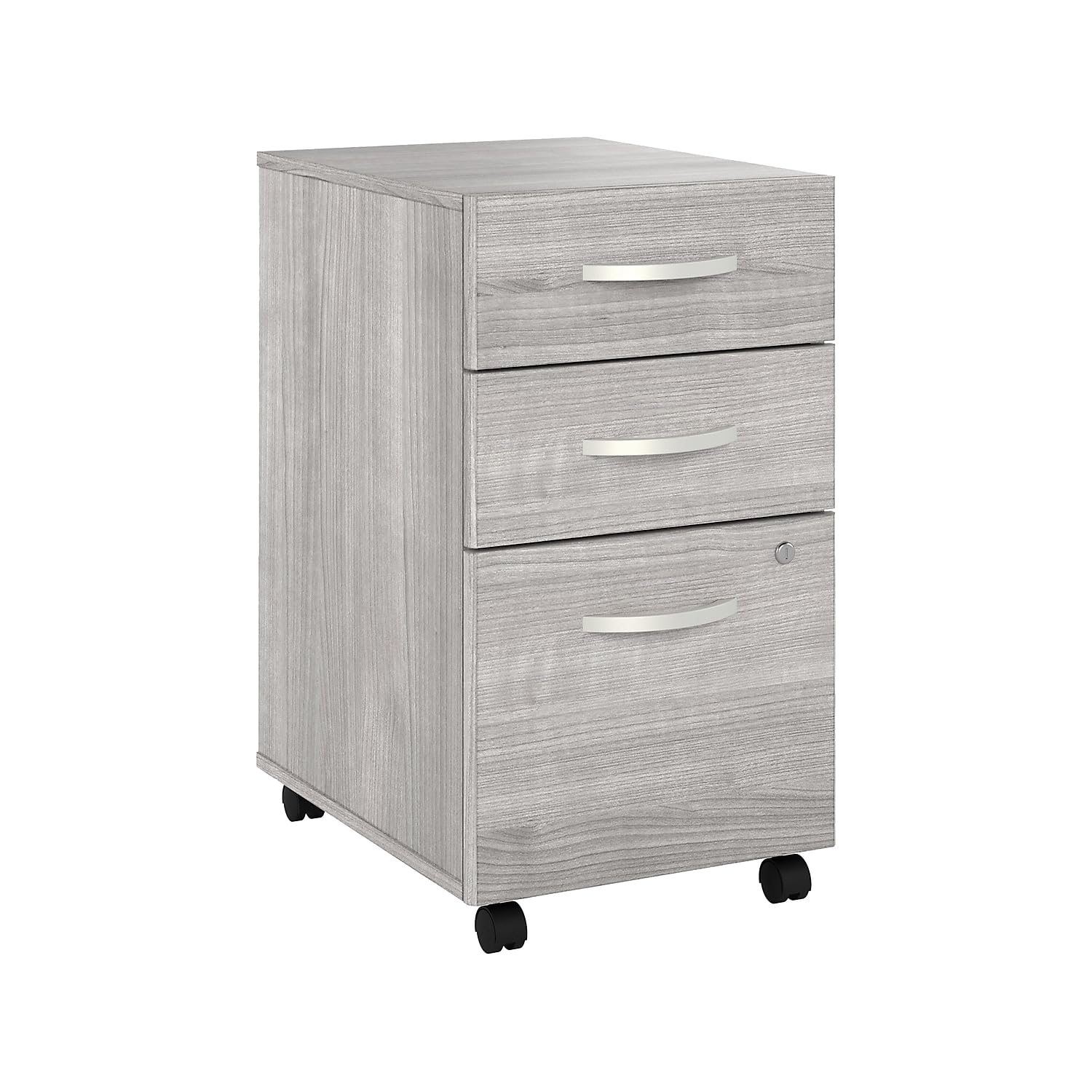 Bush Business Furniture Hybrid 3 Drawer Mobile File Cabinet