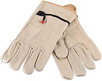 X-Large Tan Premium Quality Cowhide Unlined Gunn Cut Drivers Gloves With Straight Thumb And Bound Hem