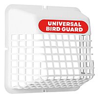 Deflecto Universal Bird Guard, Fits 3 inch to 4 inch Vent Hoods | Durable, Easy-to-Install & Prevents Birds, Rodents and Debris (UBGWL)