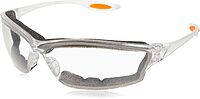MCR Safety Glasses LW310AF Law 3 Clear Polycarbonate Lenses with UV Protection & Anti-Fog Coating, Bayonet Temple, 1 Pair Clear Lens One Size