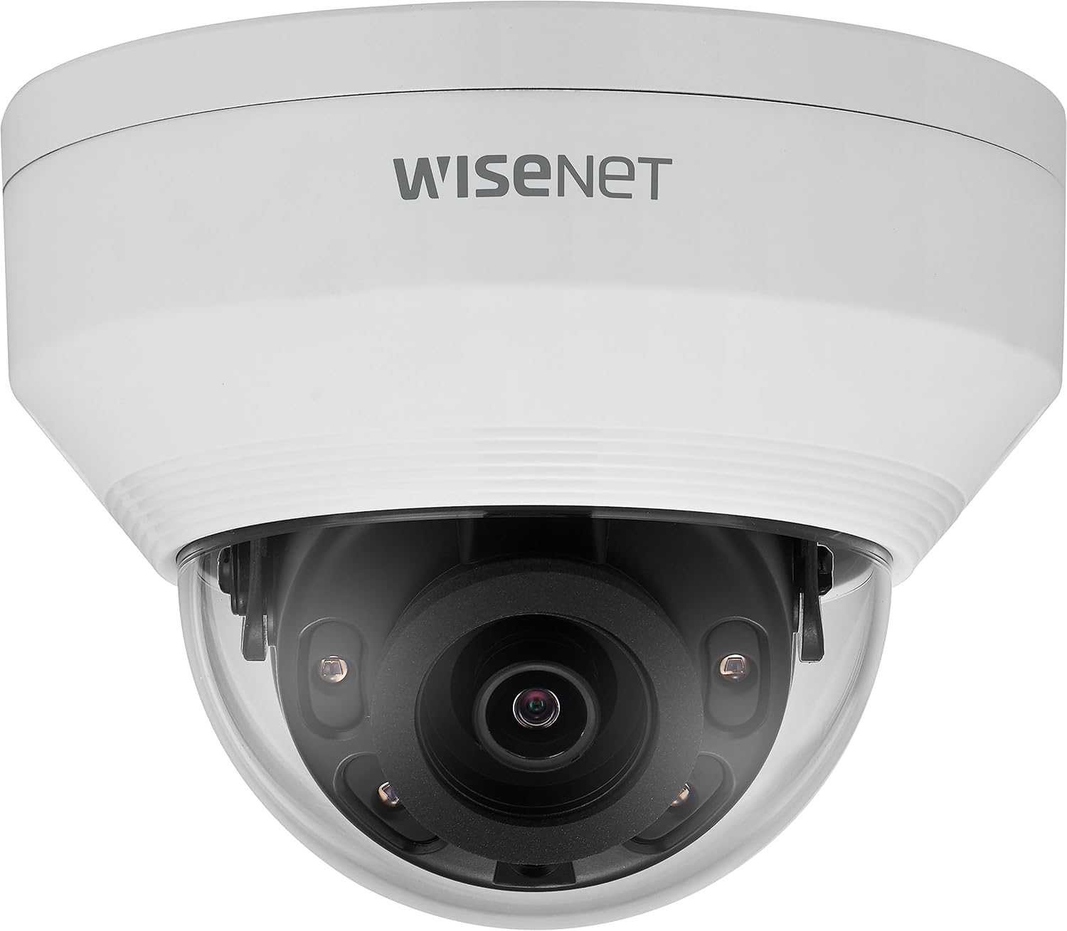 Wisenet ANV-L7012R 4 Megapixel Network Camera - Color - Dome - 65.62 ft Infrared Night Vision - H.264, H.265, MJPEG, H.265M