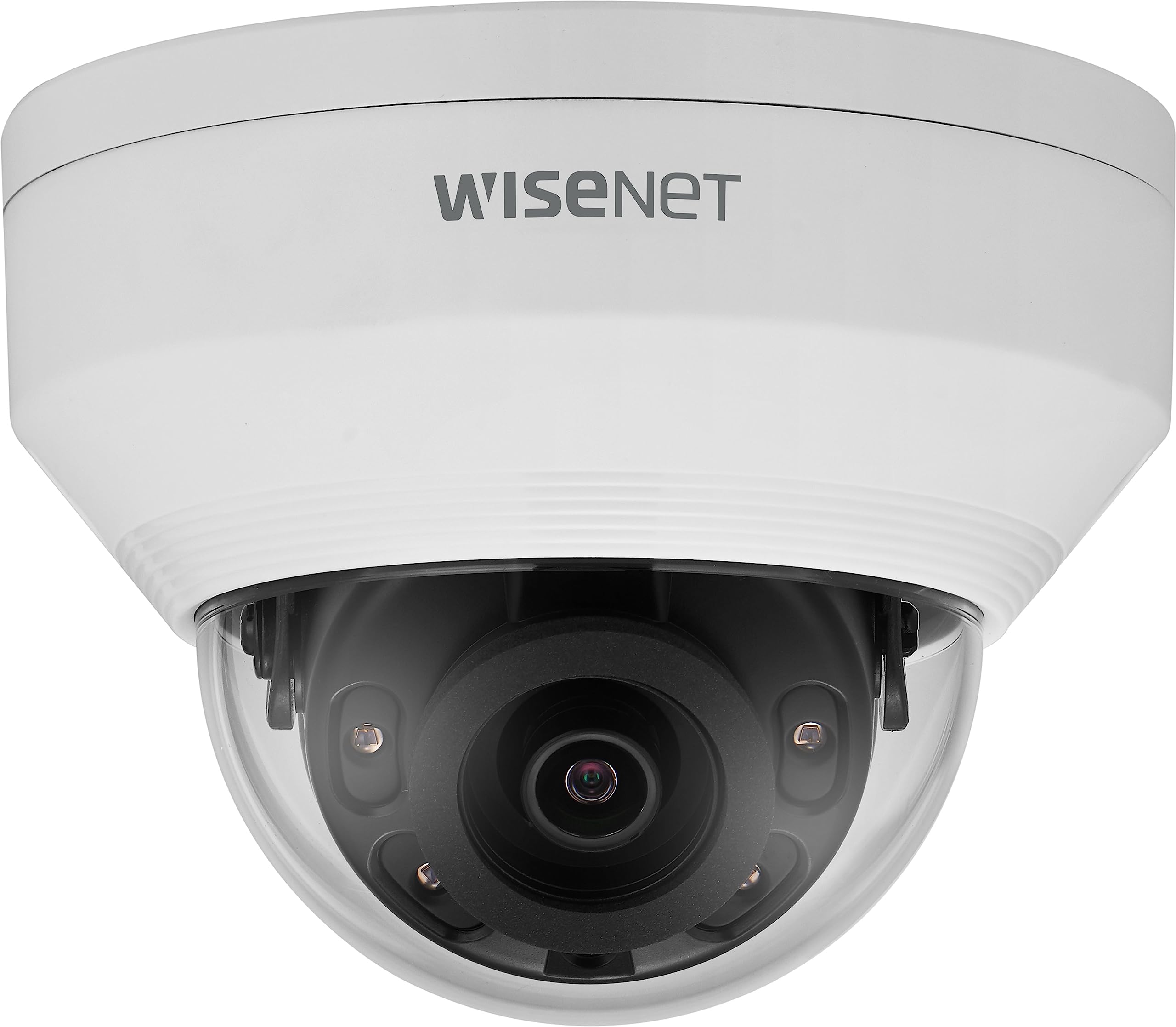 Wisenet ANV-L7012R 4 Megapixel Network Camera - Color - Dome - 65.62 ft Infrared Night Vision - H.264, H.265, MJPEG, H.265M