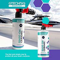 GTECHNIQ Rinse-On Ceramic Marine Sealant - Hose-On Rinse-Off Spray for Boats, Yachts & Jet Skis