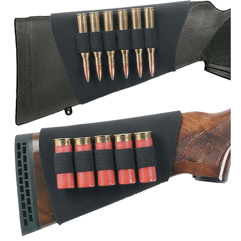 Uncle Mike's Neoprene Buttstock Rifle Shell Holder (Black, 6 Loops),88483