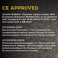 Bobster® Speed Cycling Sunglass, Matte Clear Gray Frame, Smoked Crimson Mirror Lens