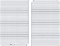 Rite in the Rain Weatherproof Top Bound Notebook, Field-Flex Cover