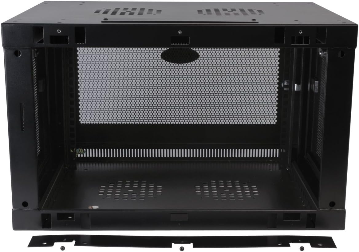 Tripp Lite 6U Wall Mount Rack Enclosure Server Cabinet, Low-Profile, 20.5 inch Switch-Depth, 5-Year Warranty (SRW6UDP)