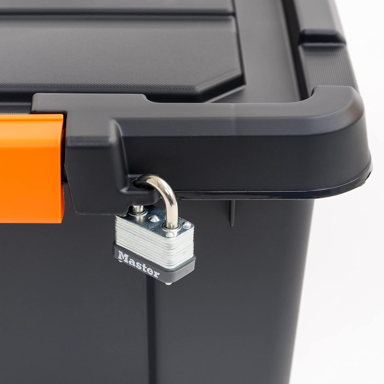 IRIS Heavy Duty Plastic Storage Bins with Durable Lid and Secure Latching Buckles (47 qt. - 4 Pack)