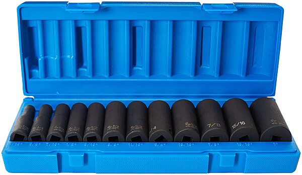 Grey Pneumatic 3/8" Drive Deep Socket Set