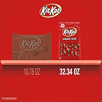 KIT KAT Milk Chocolate Wafer Snack Size, Candy Bag, 32.34 oz (66 Pieces) (Pack of 2) 32.34 Ounce (Pack of 2)