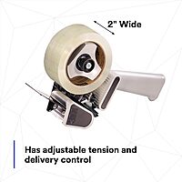 3M Scotch - 21200190087 H180 Industrial Packing Tape Dispenser for 2" Tape