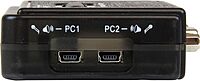 StarTech.com 2 Port USB VGA KVM Switch - Single VGA - Hot-Key & Audio Support - 2048x1536 @60Hz KVM Switch