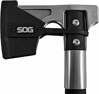 SOG Camp Axe- Compact Camping and Survival Hatchet/Hammer Tool with Sheath and 3.1 Inch Bushcraft Axe Edge (CH1001-CP)