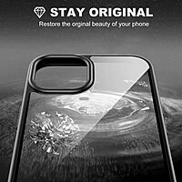 Black Border Clear Case