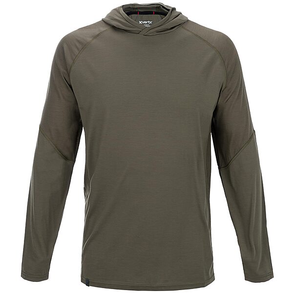 VERTX Mens Merino Wool Base Layer Hoody Pullover