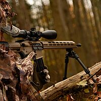 TRUGLO Tac-Pod Carbon Pro Adjustable Rifle Bipod with Pivoting Base