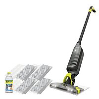 Shark VACMOP Pro Cordless Hard Floor Cleaner, Vacuum and Spray Mop, Powerful Suction, Lightweight, LED Headlights