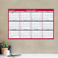 AT-A-GLANCE Wall Calendar, Monthly, 36 x 24, Extra Large, Paper, Reversible Vertical/Horizontal