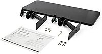 StarTech.com Monitor Riser Stand - Clamp-on Monitor Shelf for Desk - Extra Wide 25.6" (65 cm) for up to 34" Monitors - Black (MNRISERCLMP)