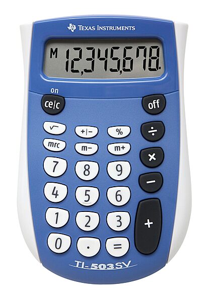 Texas Instruments TI-503 SV Standard Function Calculator 1 Count (Pack of 1)