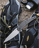 Kershaw Lightyear Assisted Opening Knife Black GFN (3.1" Bead Blast) 1395