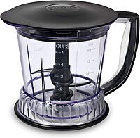 Ninja QB1004 Blender/Food Processor with 450-Watt Base, 48oz Pitcher, 16oz Chopper Bowl, and 40oz Processor Bowl for Shakes, Smoothies, and Meal Prep,Black Black 48 Ounces