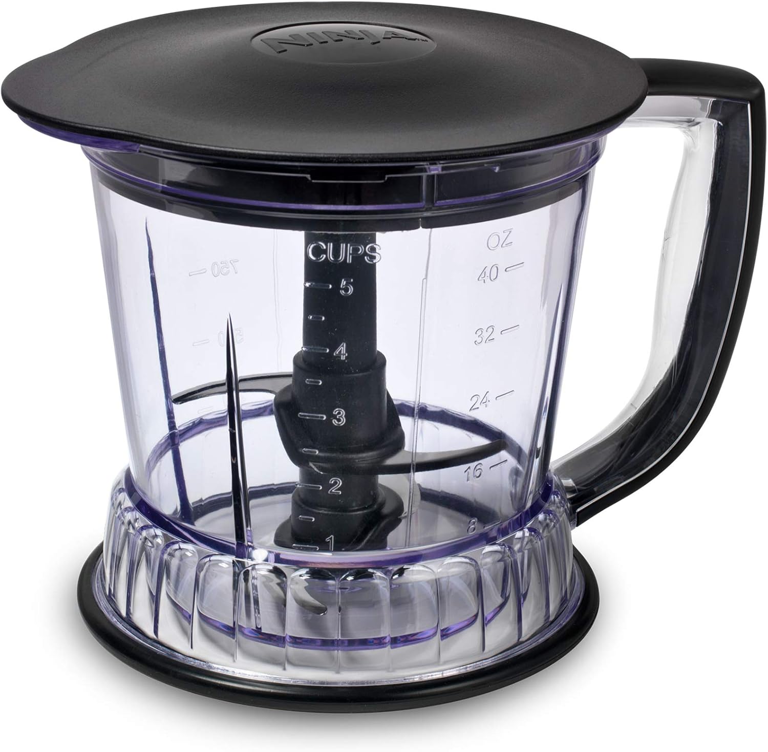 Ninja QB1004 Blender/Food Processor with 450-Watt Base, 48oz Pitcher, 16oz Chopper Bowl, and 40oz Processor Bowl for Shakes