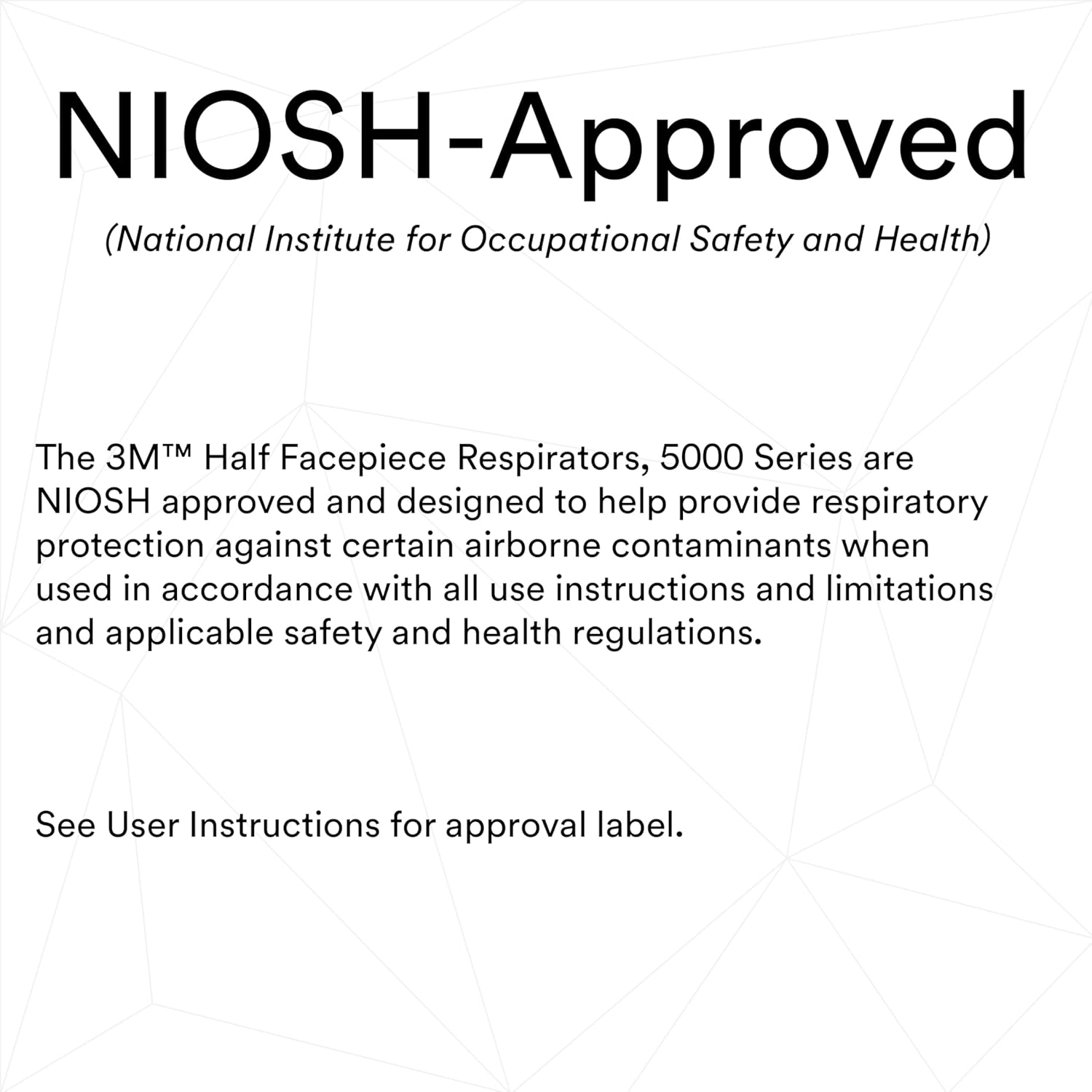 3M Half Facepiece Disposable Respirator, Organic Vapor, NIOSH Approved, Lightweight, Pre-assembled