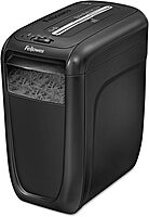 Fellowes 4606001 60Cs 10-Sheet Paper, Credit Card Shredder with Safety Features