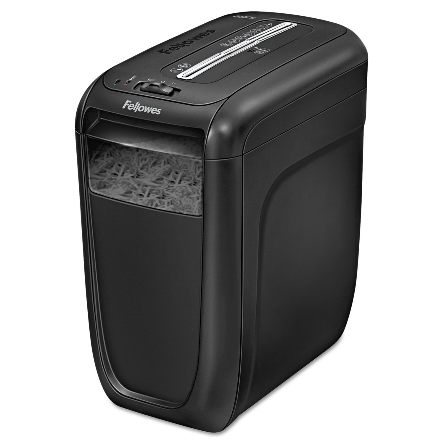 Fellowes 4606001 60Cs 10-Sheet Paper, Credit Card Shredder with Safety Features