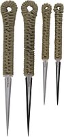 COLD STEEL Throwing Spikes / 2.5" & 3.5" Blades / 420SS / Nylon Sheath Pouch (4 Pack)