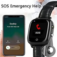 Reloj Inteligente con Detección Caídas para Personas Mayores,Reloj GPS Boton Llamada Emergencia,