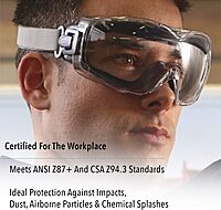 UVEX Stealth OTG Safety Goggles