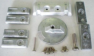 Tecnoseal Anode Kit w/Hardware - Mercury Verado 6 - Zinc
