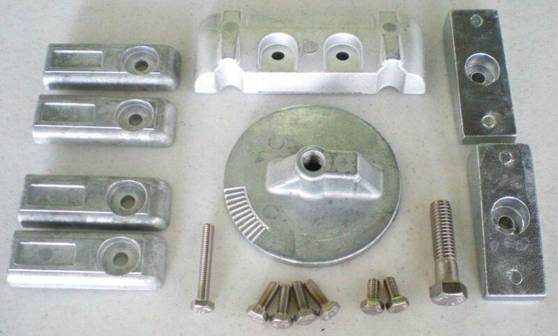Tecnoseal Anode Kit w/Hardware - Mercury Verado 6 - Zinc