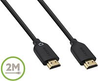 Belkin High Speed HDMI Cable with Ethernet - HDMI cable with Ethernet - HDMI male to HDMI male - 2 m - 4K support