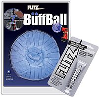 Flitz Buff Ball - Extra Large 7" - White w/1.76oz Tube Flitz Polish