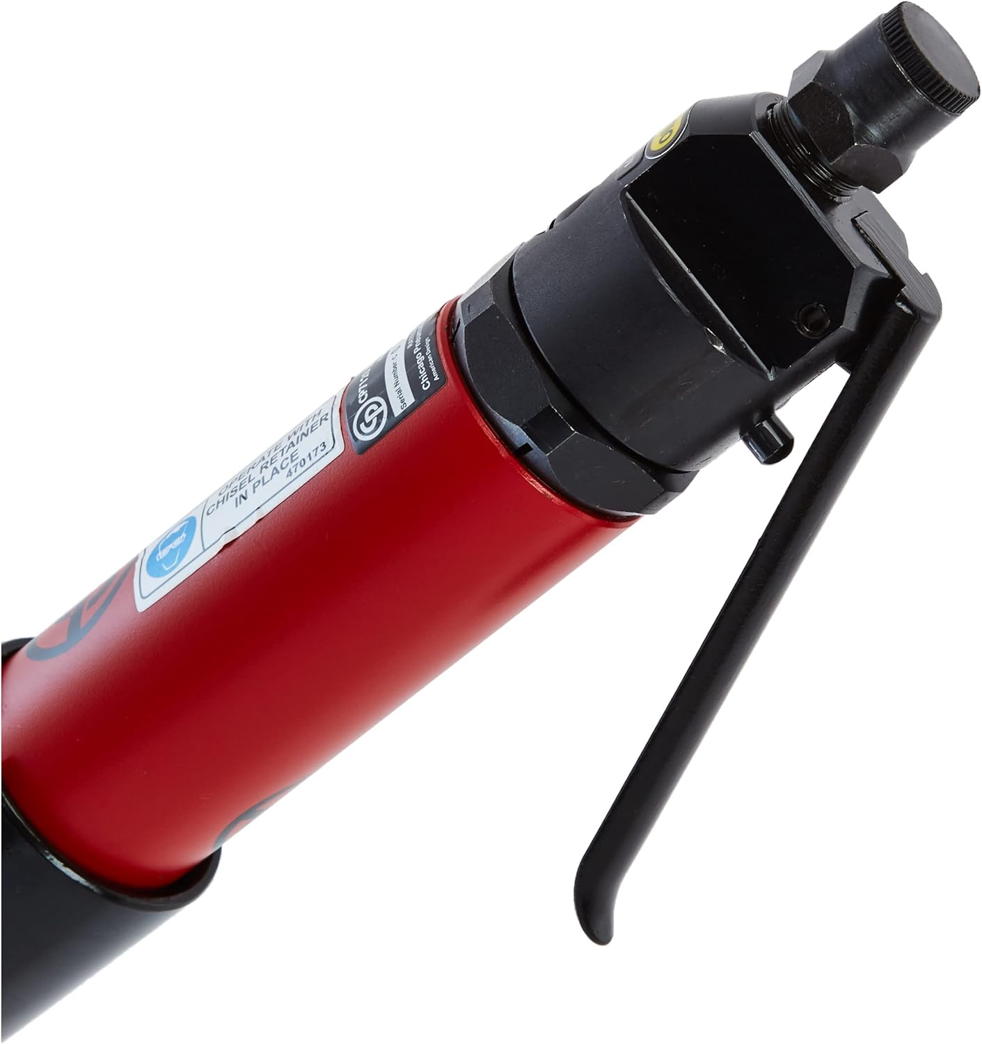 Chicago Pneumatic CP7120 Air Powered Adjustable Needle Scaler and Chisel, 4,600 BPM, Red