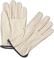 Anchor 4000XL 4000 Series Leather Driver Gloves White X-Large 12 Pairs
