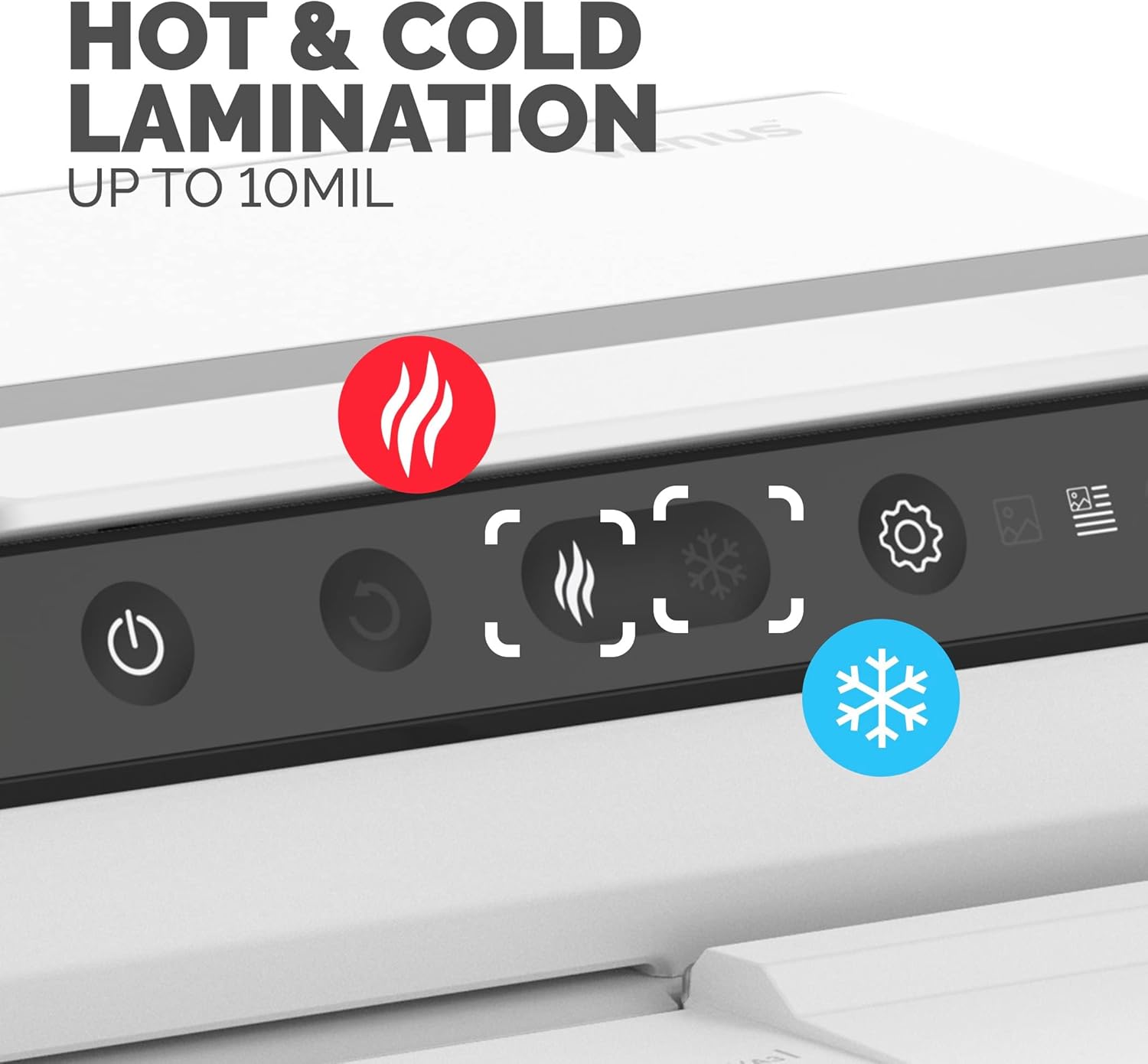 Fellowes 125 Thermal Laminator Machine with Laminating Pouch Starter Kit, 12.5 inch