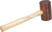 VAUGHAN Rawhide Mallet, Non-Marring, Hardwood Handle
