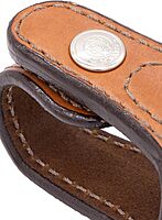 BIANCHI Model 19L Thumbsnap Suede-Lined Leather Belt Slide Holster