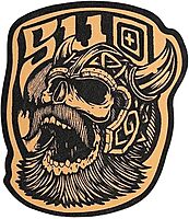5.11 Tactical Viking Patch, Brown Leather