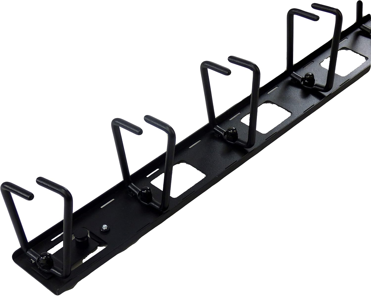 APC NetShelter Vertical Cable Manager (AR8442) - Set of 8 Cable Rings, Black, 55 mm x 766 mm x 85 mm, Zero U