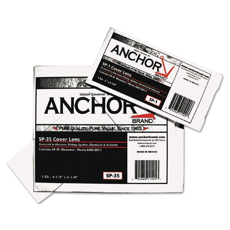 Anchor Brand 101-SP-35 50% CR-39 Plastic Replacement Lenses