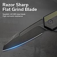 CIVIVI Hypersonic Folding Pocket Knife for EDC, Frame Lock, 3.7" 14C28N, Designed by Gustavo T. Cecchini