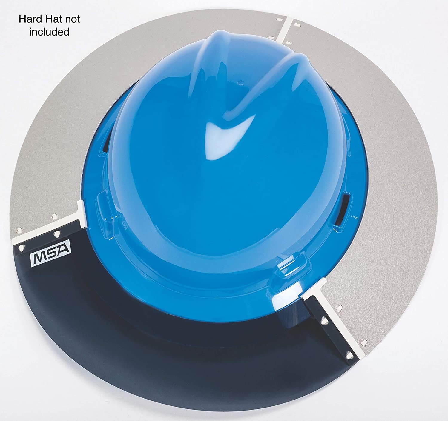 MSA 697410 V-Gard Sun Shield - Standard V-Gard Hat/Full Brim Attachment, Polyurethane Brim Extender, Smoke-Tinted Lexan